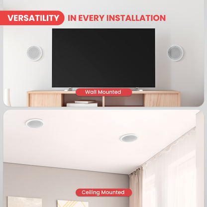 8.0'' Home In-Wall / Ceiling Speakers
