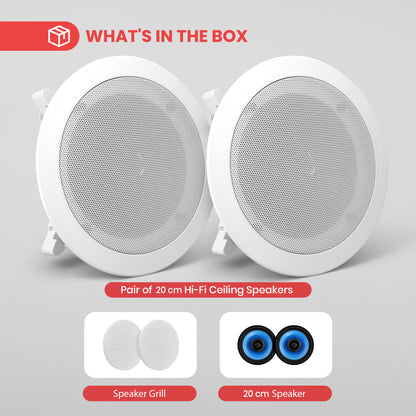 8.0'' Home In-Wall / Ceiling Speakers