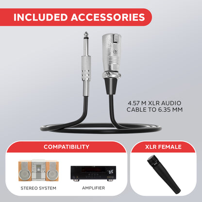 Microphone à main dynamique professionnel 