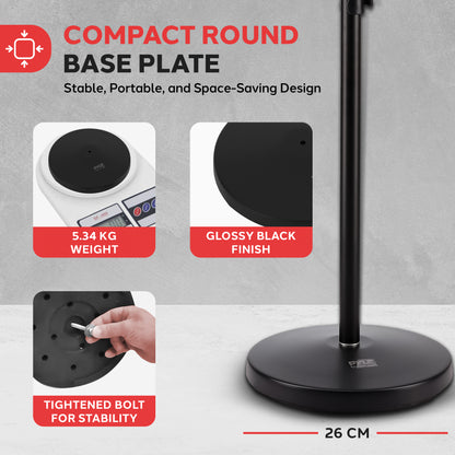 Pied de microphone universel 