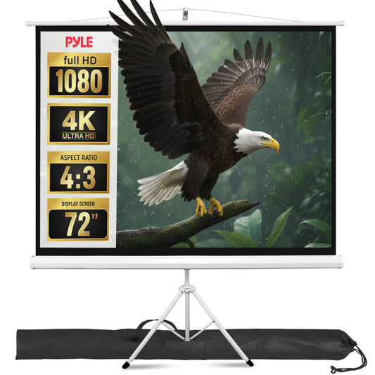 Tripod Stand Projector Screen, 72-inch