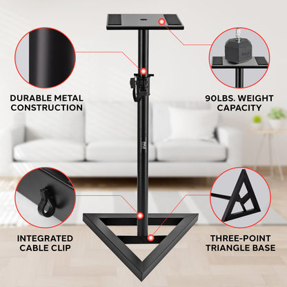 Supports d'enceintes de monitoring audio professionnel 