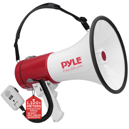Bluetooth Megaphone Bullhorn with Siren