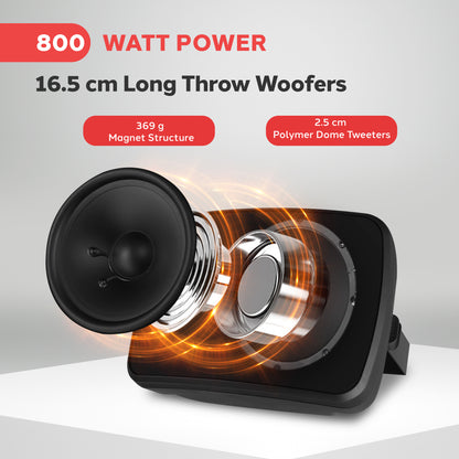 6.5'' Indoor/Outdoor Wall Mount Speakers