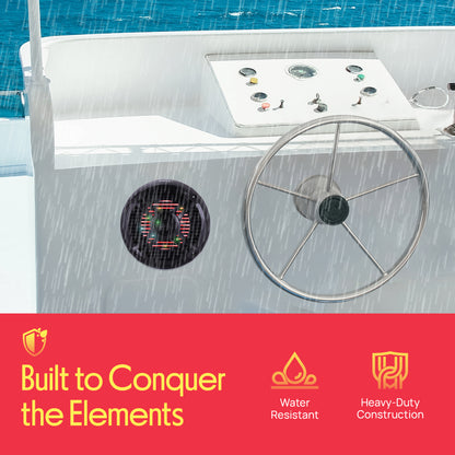 Haut-parleurs marins à LED de 6,5 pouces à composants 