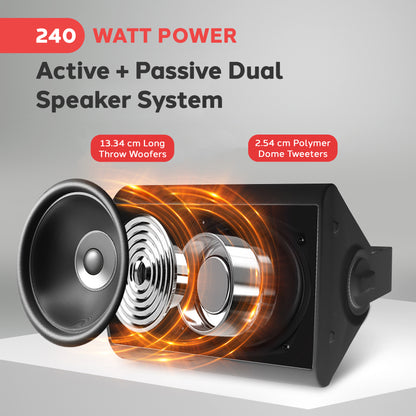 5.25" Indoor/Outdoor Wall Mount Speakers