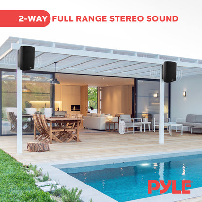 5.25" Indoor/Outdoor Wall Mount Speakers
