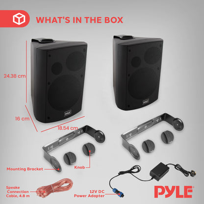 5.25" Indoor/Outdoor Wall Mount Speakers