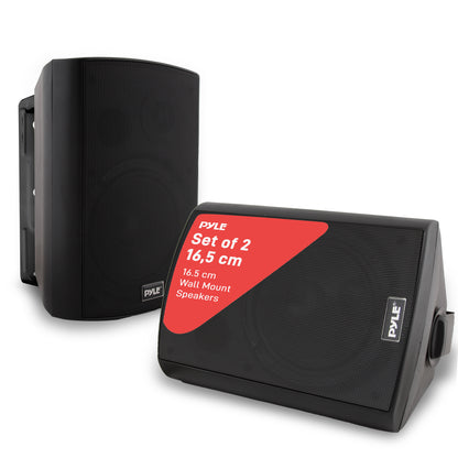 6.5'' Indoor/Outdoor Wall Mount Speakers