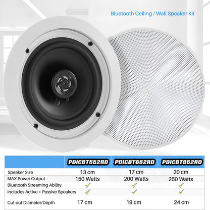 5.25'' Bluetooth Home Ceiling Speakers
