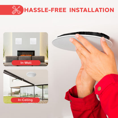10.0'' Home In-Wall / Ceiling Speakers