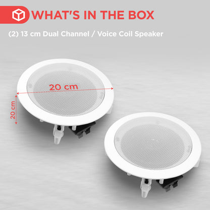 Haut-parleurs encastrés mur/plafond de 5,25'' pour la maison 