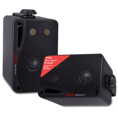 3.5'' Indoor/Outdoor Wall Mount Speakers