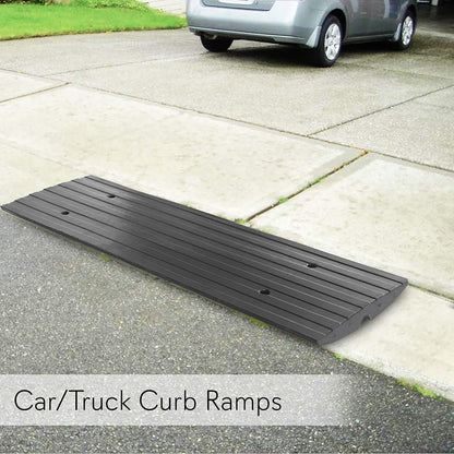 Rampes de seuil de garage pour voiture, 3 pièces 