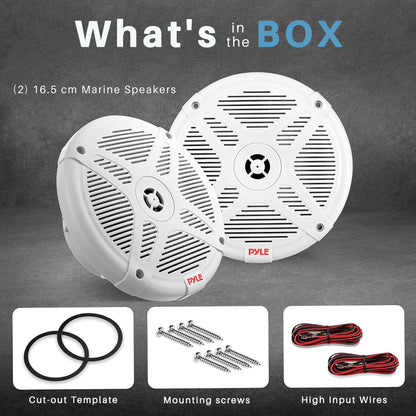 6.5 inch Marine Component Speakers