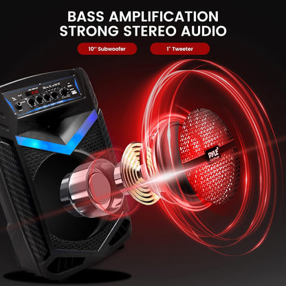 Enceinte PA portable de 10” 