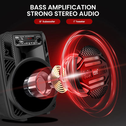 8” Portable PA Speaker
