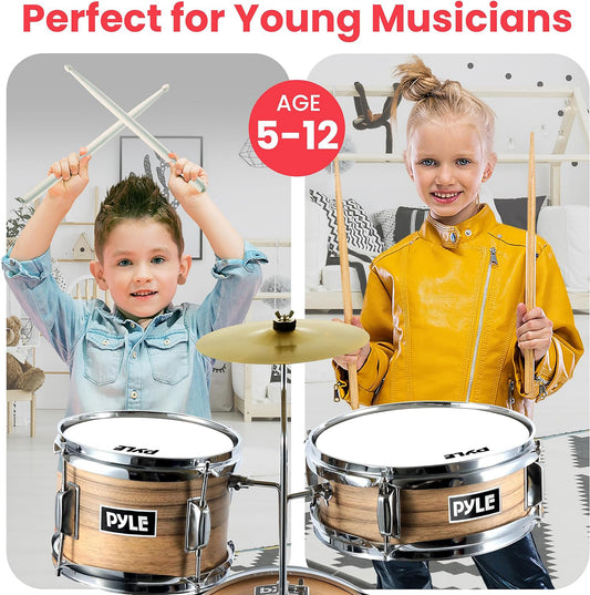 3-Pcs Kids/Junior Drum Set