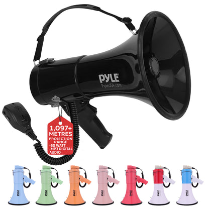 Portable Speaker Siren Bullhorn Megaphone