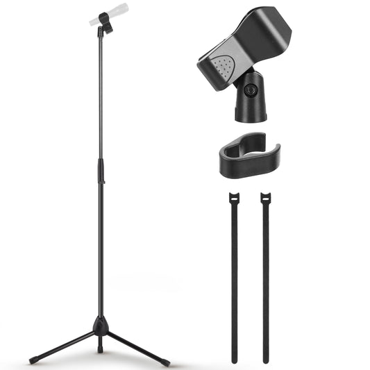 Microphone Stand with Mic Clip