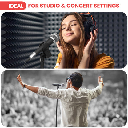 Microphone Stand with Mic Clip