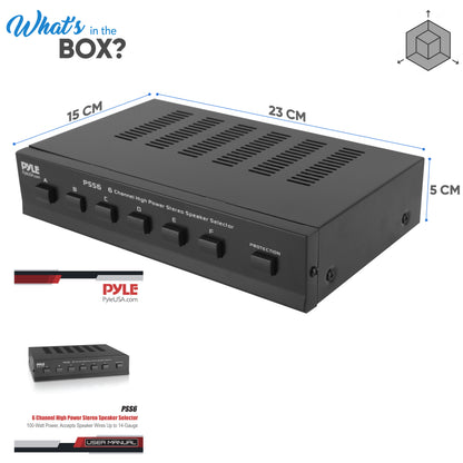 High Power Stereo Speaker Selector