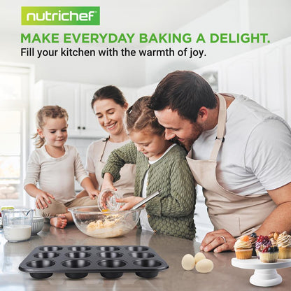 product image number 7 for NutriChef 12 Cup Muffin Pan