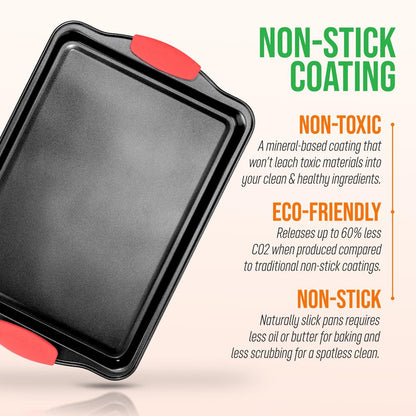 product image number 6 for NutriChef Small Cookie Sheet