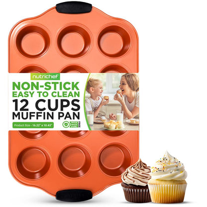 product image number 1 for NutriChef 12 Cup Muffin Pan