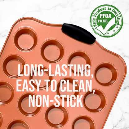 product image number 3 for NutriChef 24 Cup Muffin Pan