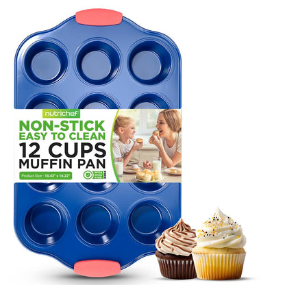 product image number 1 for NutriChef 12 Cup Muffin Pan