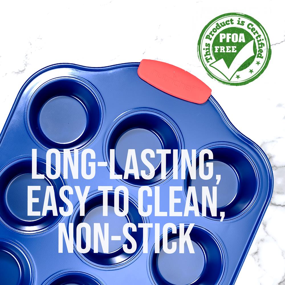 product image number 3 for NutriChef 12 Cup Muffin Pan