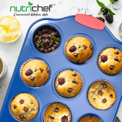 product image number 4 for NutriChef 12 Cup Muffin Pan