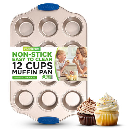 product image number 1 for NutriChef 12 Cup Muffin Pan