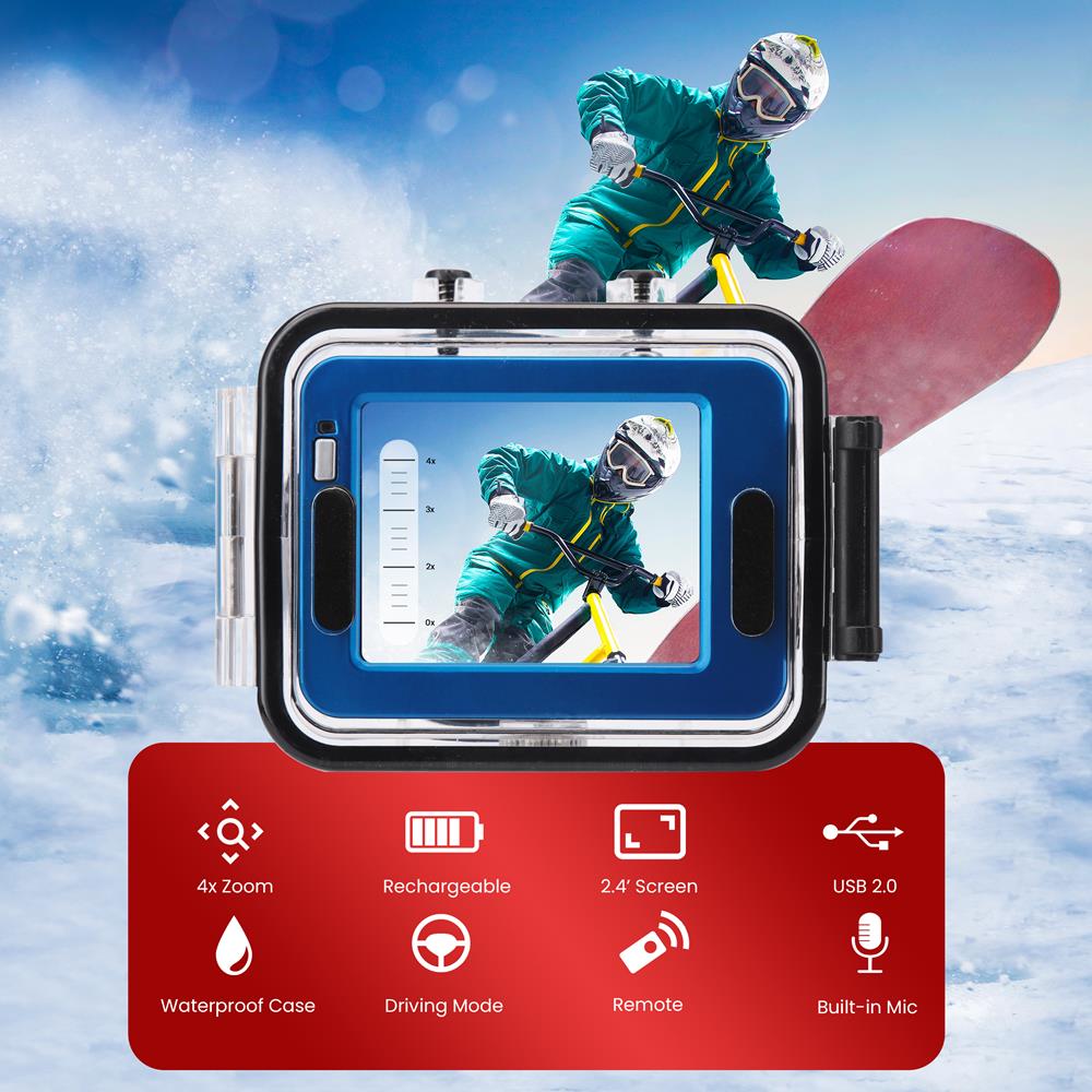 product image number 3 for Pyle Gear Pro Hd 1080P Action Cam