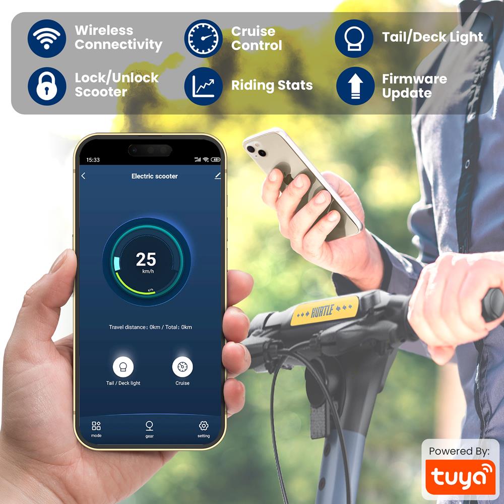 product image number 6 for Hurtle Foldable Electric Scooter