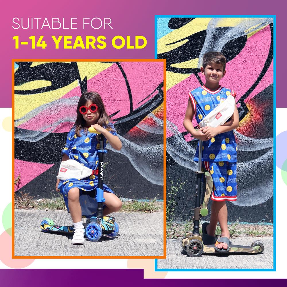product image number 3 for Hurtle 3-Wheel Kids Scooter