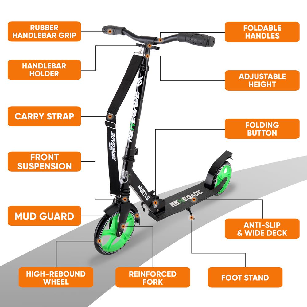 product image number 5 for Hurtle Foldable Kick Scooter
