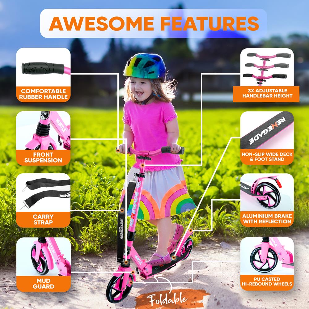 product image number 2 for Hurtle Foldable Kick Scooter