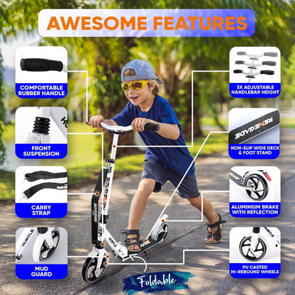 product image number 2 for Hurtle Foldable Kick Scooter