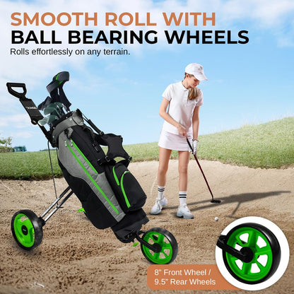 3-Wheel Golf Push Cart