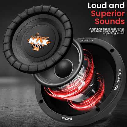 Woofer Lanzar Max 6" 
