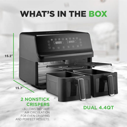 4.4Qt Dual Basket Air Fryer