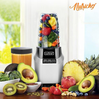 Electric Blender for Smoothies - High-Speed Motor, Stainless Steel Blade