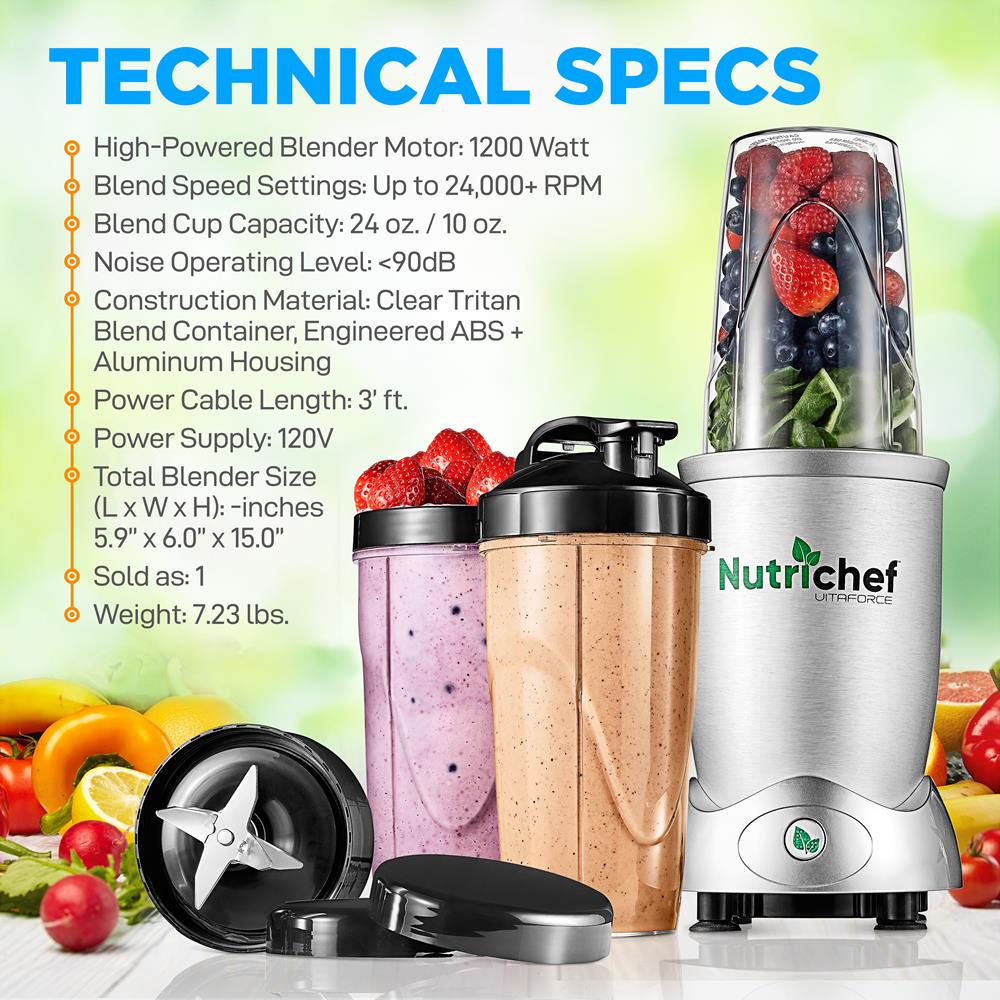 product image number 6 for NutriChef High-Speed Electric Pro Blender