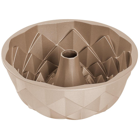 9" Cake Pan - Uniform Baking, Nonstick Thick and Heavy Cast Aluminum, Gold