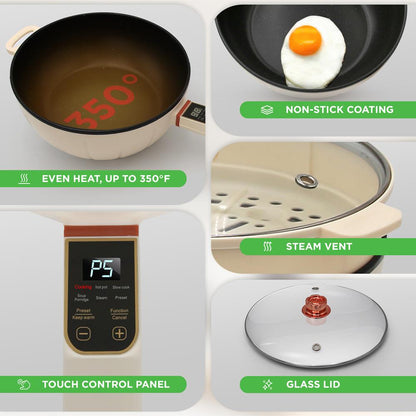Multifunctional Electric Frying Pan