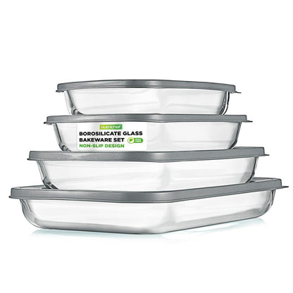 High Borosilicate Glass Bakeware Set