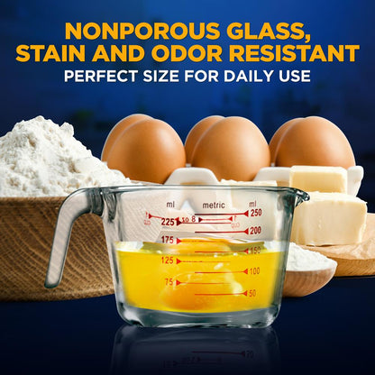 product image number 6 for NutriChef Premium Glass Measuring Cup