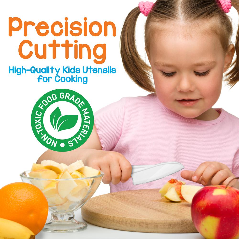 product image number 3 for NutriChef 3-Piece Nylon Kitchen Baking Knife Set